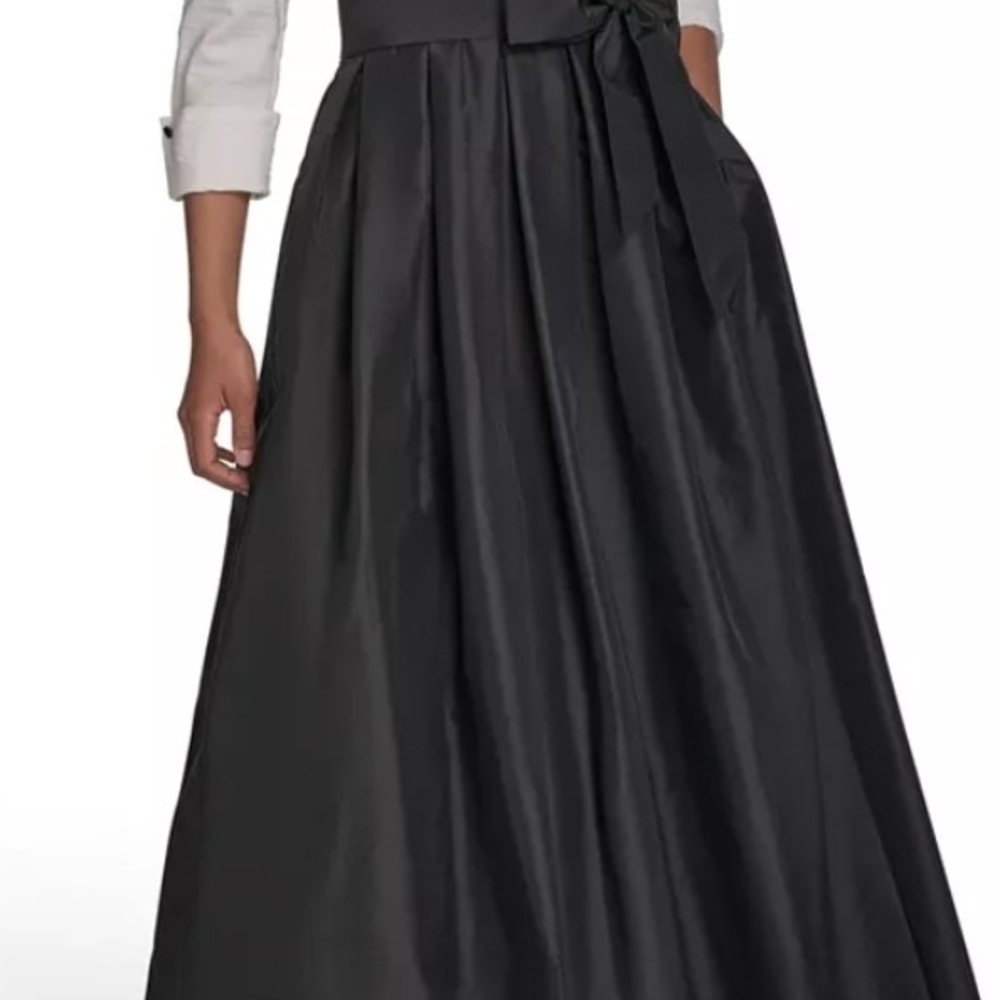 Jessica Howard Black and White Maxi Dress - Picture 4 of 5